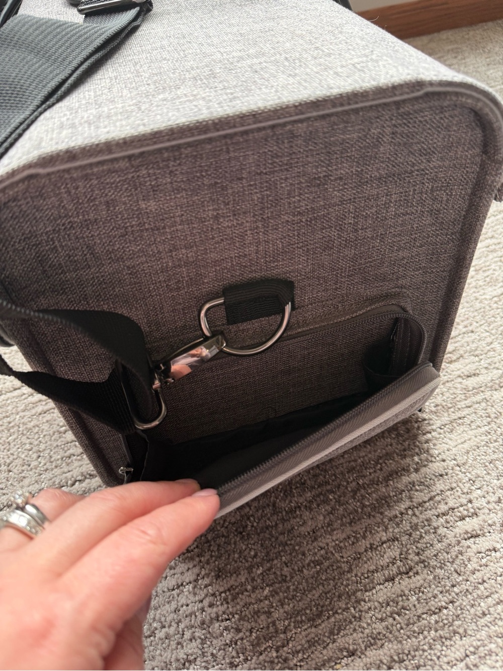 Cricut Machine Storage and Stackable Tote Go Rolling in Style Craft Tote - Picture 6 of 15